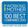 Working Mother Magazine Names Zoetis a Top Ten Company for Second Year